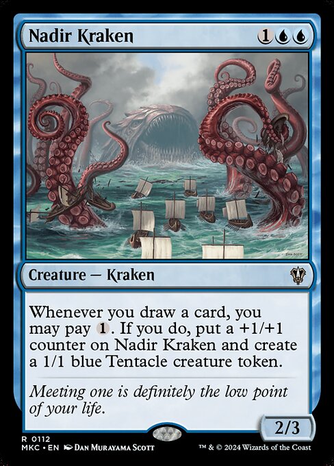 Nadir Kraken - Murders at Karlov Manor Commander Magic card