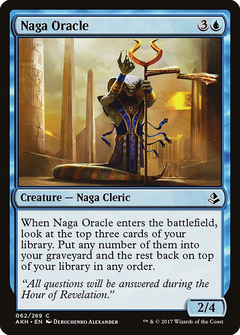 Naga Oracle - Amonkhet Magic card