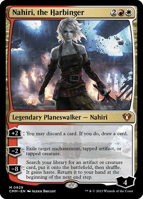 Nahiri, the Harbinger - Commander Masters (#929) - Illustrated by Aleksi Briclot - Magic: The Gathering Card