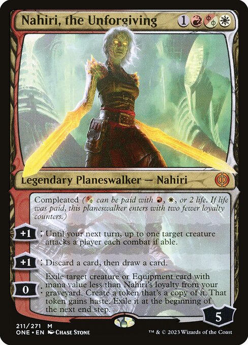 Nahiri, the Unforgiving - Phyrexia: All Will Be One Magic card