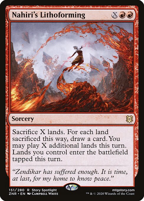 Nahiri's Lithoforming - Zendikar Rising Magic card