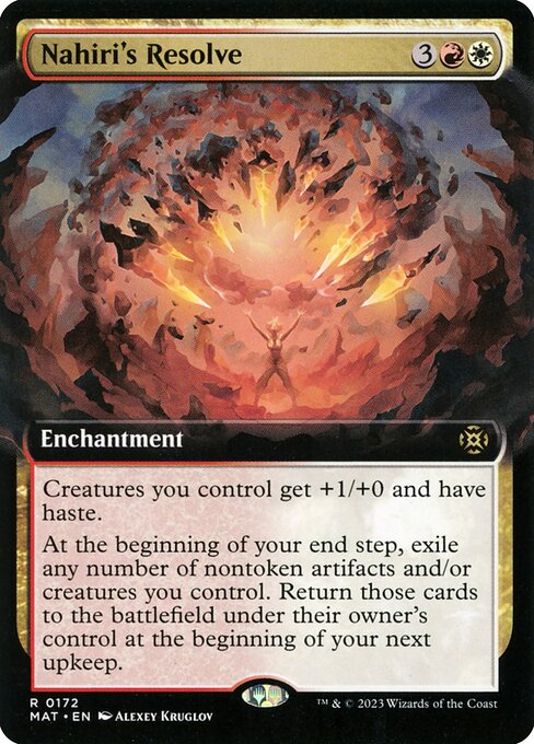 Nahiri's Resolve - March of the Machine: The Aftermath (#172) - Illustrated by Alexey Kruglov - Magic: The Gathering Card