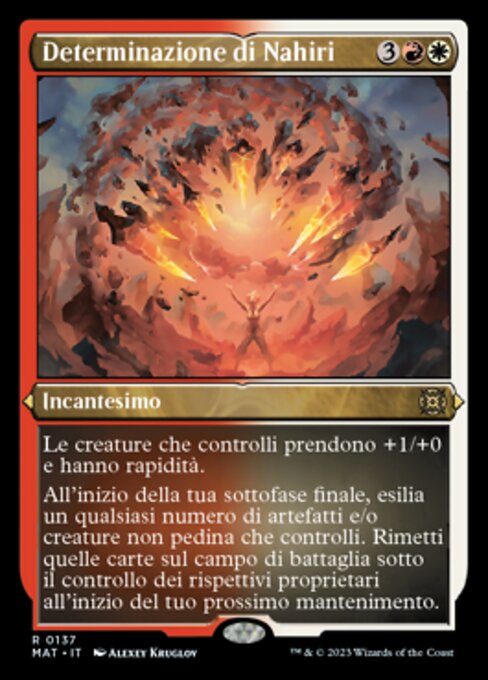 Nahiri's Resolve - March of the Machine: The Aftermath (#172) - Illustrated by Alexey Kruglov - Magic: The Gathering Card