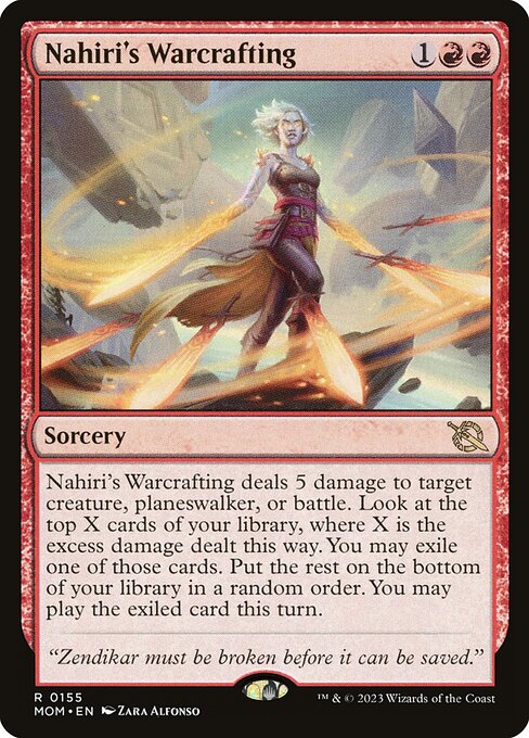 Nahiri's Warcrafting - March of the Machine Magic card