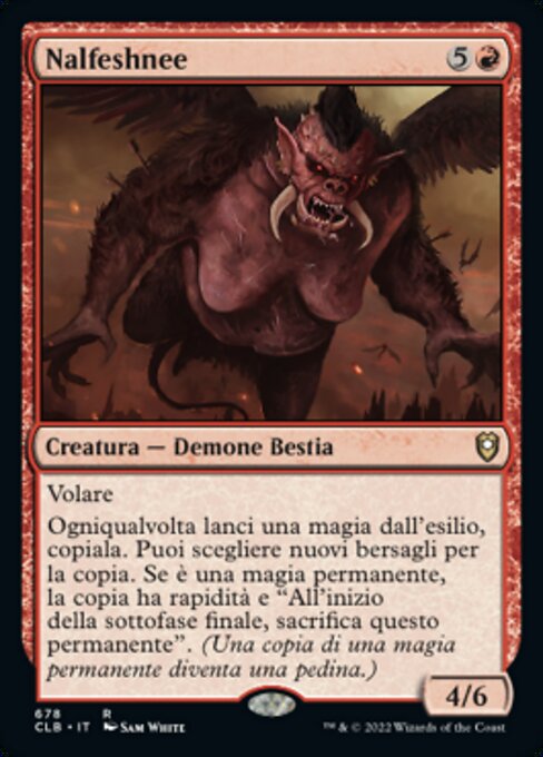 Nalfeshnee - Commander Legends: Battle for Baldur's Gate (#678) - Illustrated by Sam White - Magic: The Gathering Card