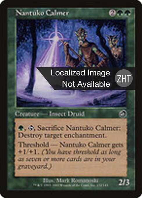 Moderatore Nantuko (Nantuko Calmer) - Torment (#132) - Illustrated by Mark Romanoski - Magic: The Gathering Card