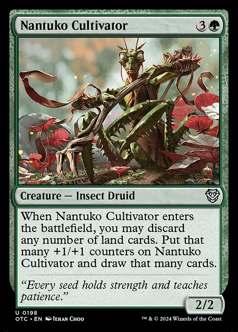 Nantuko Cultivator - Outlaws of Thunder Junction Commander Magic card