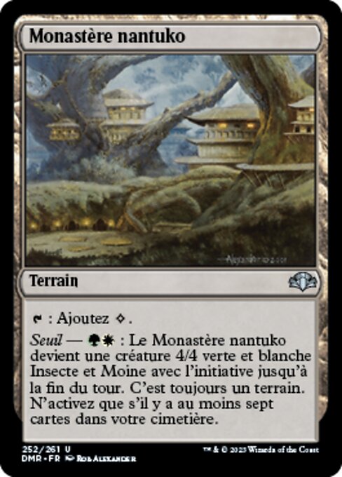Monastère nantuko (Nantuko Monastery) - Judgment (#142) - Illustrated by Rob Alexander - Magic: The Gathering Card
