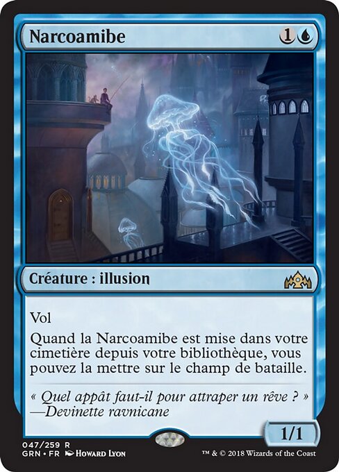 Narcomoeba - Guilds of Ravnica Promos (#47s) - Illustrated by Howard Lyon - Magic: The Gathering Card