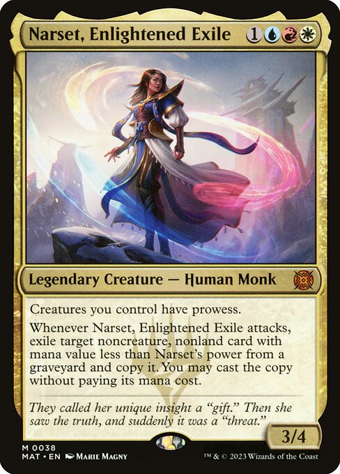 Narset, Enlightened Exile - March of the Machine: The Aftermath Magic card
