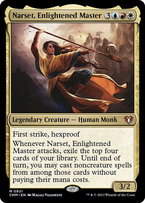 Narset, Enlightened Master - Commander Masters Magic card