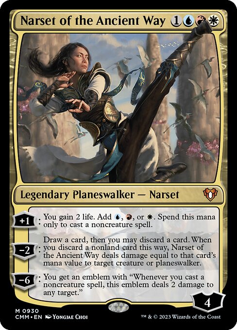 Narset of the Ancient Way - Commander Masters Magic card