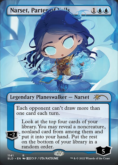 Narset, Parter of Veils - Secret Lair Drop (#1141) - Illustrated by Uta Natsume - Magic: The Gathering Card