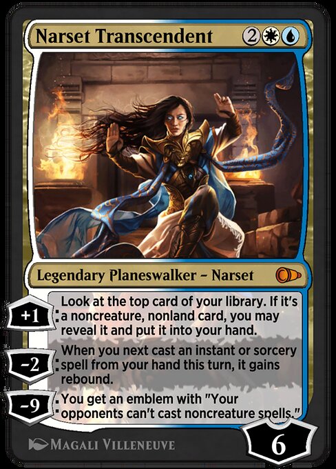 Narset Transcendent - Pioneer Masters (#355) - Illustrated by Magali Villeneuve - Magic: The Gathering Card