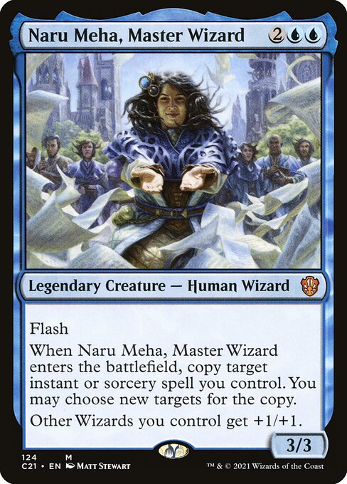 Naru Meha, Master Wizard - Commander 2021 Magic card