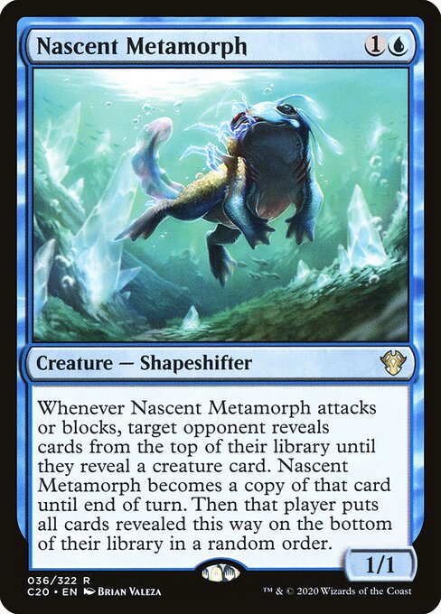 Nascent Metamorph - Commander 2020 Magic card