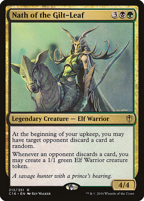 Nath of the Gilt-Leaf - Commander 2016 Magic card