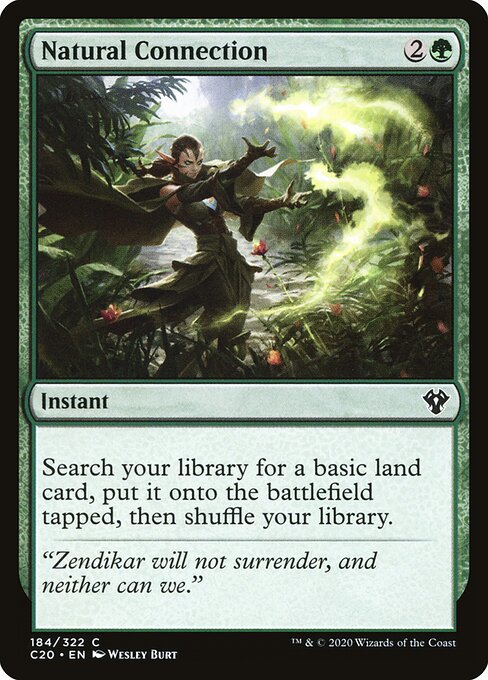 Natural Connection - Commander 2020 Magic card