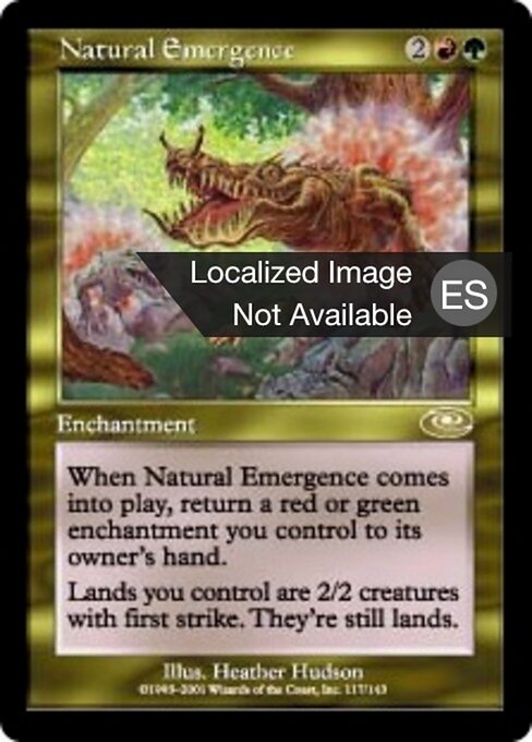 Emergência Natural (Natural Emergence) - Planeshift (#117) - Illustrated by Heather Hudson - Magic: The Gathering Card