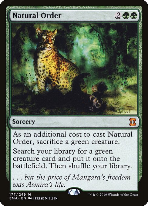 Natural Order - Eternal Masters Magic card