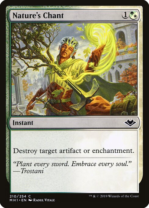 Nature's Chant - Modern Horizons Magic card