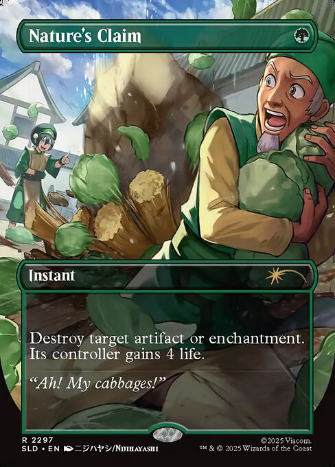 Nature's Claim - Secret Lair Drop (#2297) - Illustrated by Nijihayashi - Magic: The Gathering Card