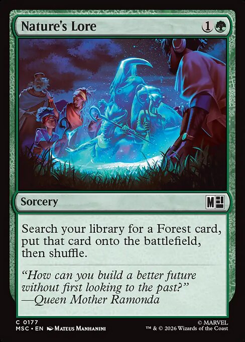 Nature's Lore - Marvel Super Heroes Commander Magic card