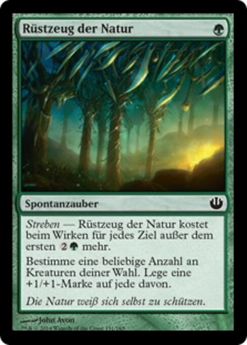 Panoplia de la naturaleza (Nature's Panoply) - Journey into Nyx (#131) - Illustrated by John Avon - Magic: The Gathering Card