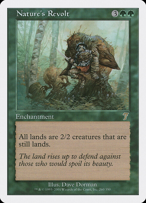 Nature's Revolt - Seventh Edition Magic card