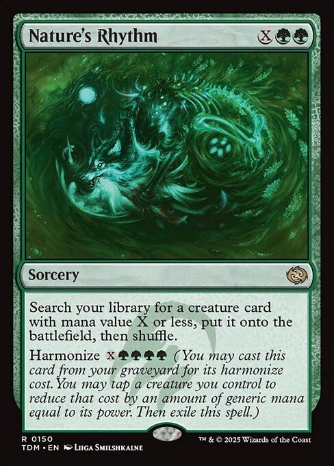 Nature's Rhythm - Tarkir: Dragonstorm Magic card