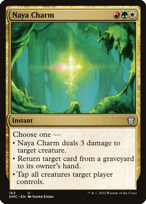 Naya Charm - Dominaria United Commander Magic card