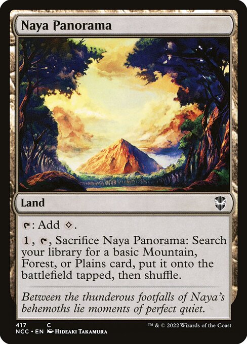 Naya Panorama - New Capenna Commander Magic card