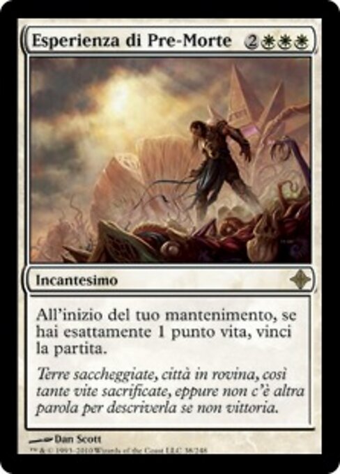 Nahtoderfahrung (Near-Death Experience) - Rise of the Eldrazi (#38) - Illustrated by Dan Murayama Scott - Magic: The Gathering Card