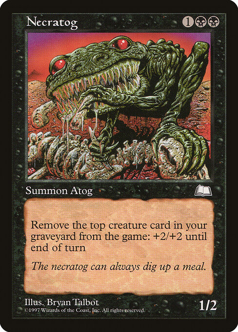 Necratog - Weatherlight Magic card