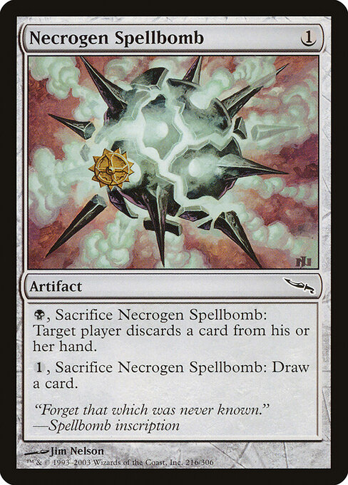 Necrogen Spellbomb - Mirrodin Magic card