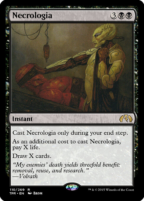 Necrologia - Tempest Remastered Magic card
