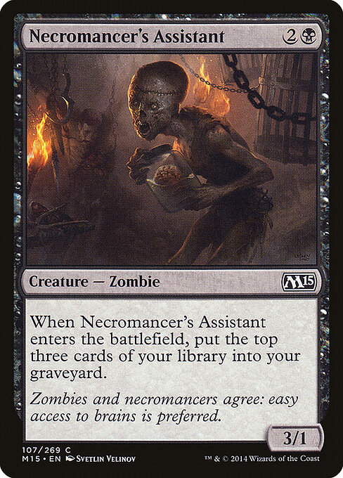 Necromancer's Assistant - Magic 2015 Magic card