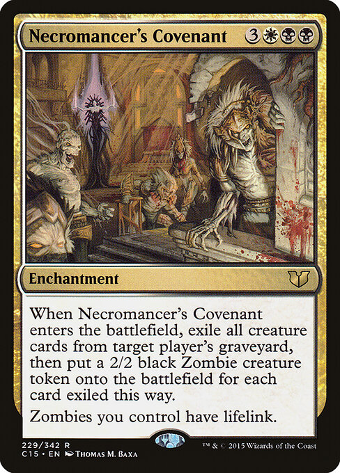 Necromancer's Covenant - Commander 2015 Magic card