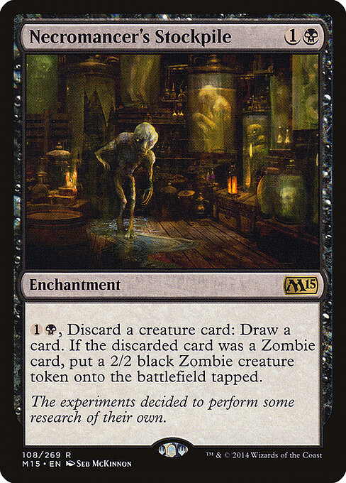 Necromancer's Stockpile - Magic 2015 Magic card