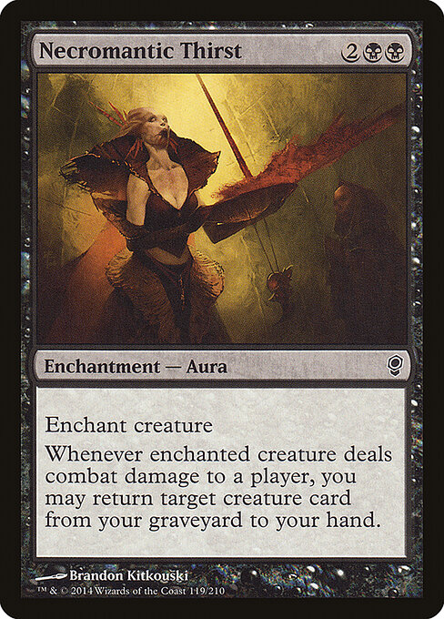 Necromantic Thirst - Conspiracy Magic card
