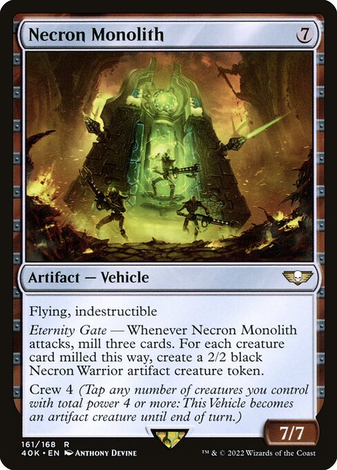 Necron Monolith - Warhammer 40,000 Commander Magic card