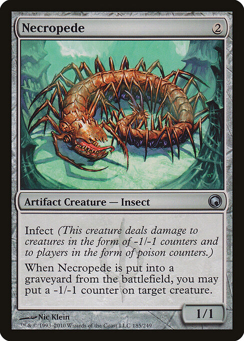 Necropede - Scars of Mirrodin Magic card