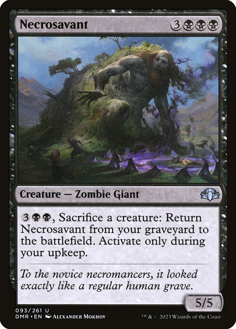 Necrosavant - Dominaria Remastered Magic card