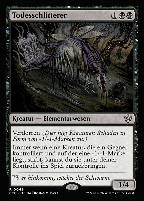 Смертонос (Necroskitter) - Eventide (#38) - Illustrated by Jaime Jones - Magic: The Gathering Card