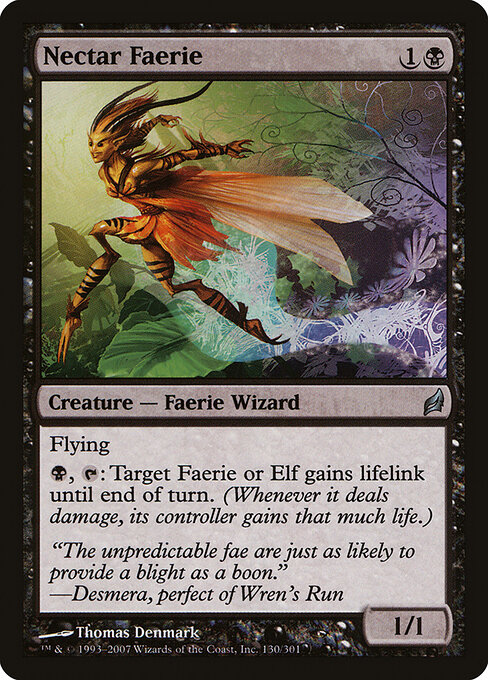 Nectar Faerie - Lorwyn Magic card