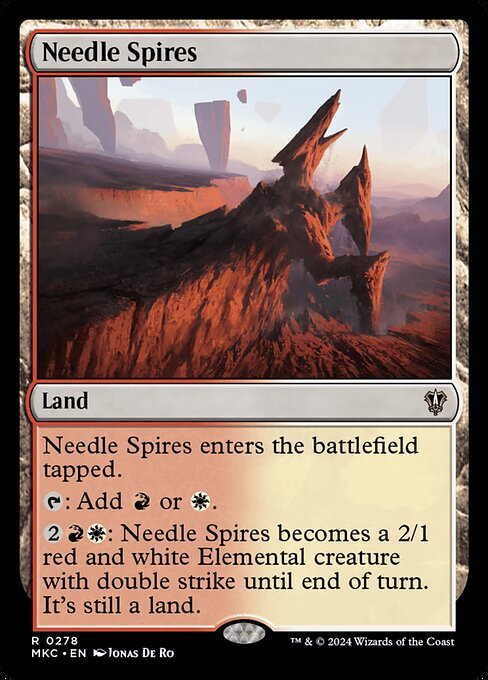 Needle Spires - Murders at Karlov Manor Commander Magic card
