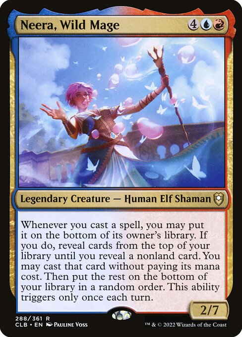 Neera, Wild Mage - Commander Legends: Battle for Baldur's Gate Magic card