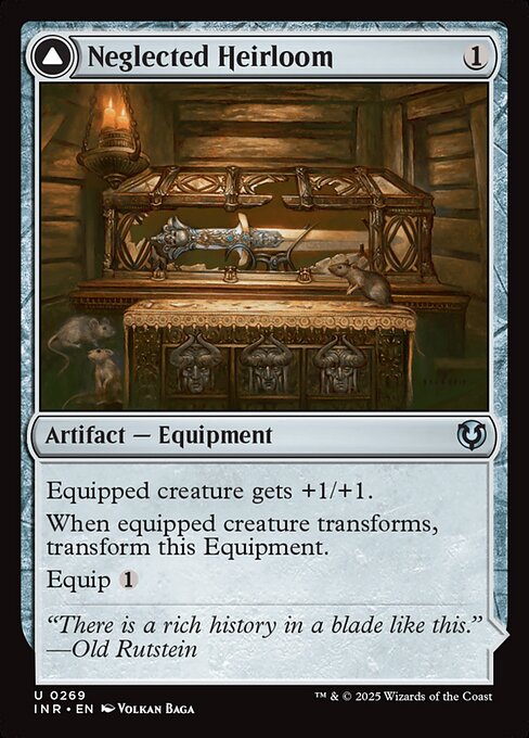 Neglected Heirloom // Ashmouth Blade - Innistrad Remastered Magic card