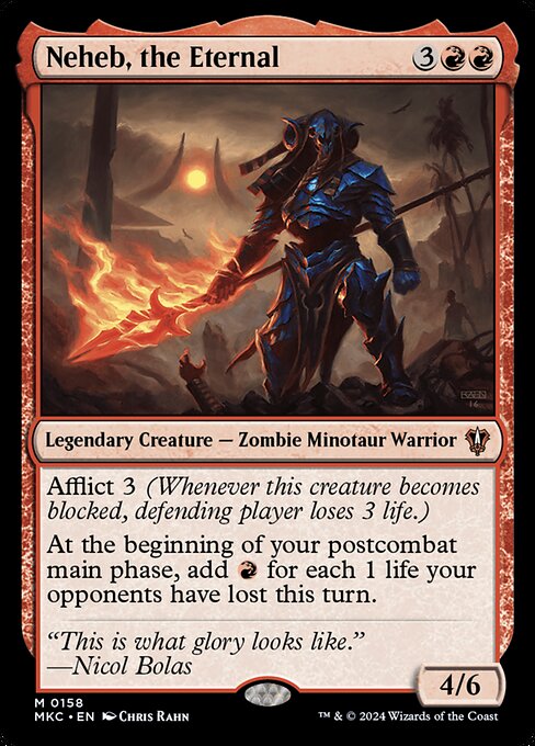 Neheb, the Eternal - Murders at Karlov Manor Commander Magic card