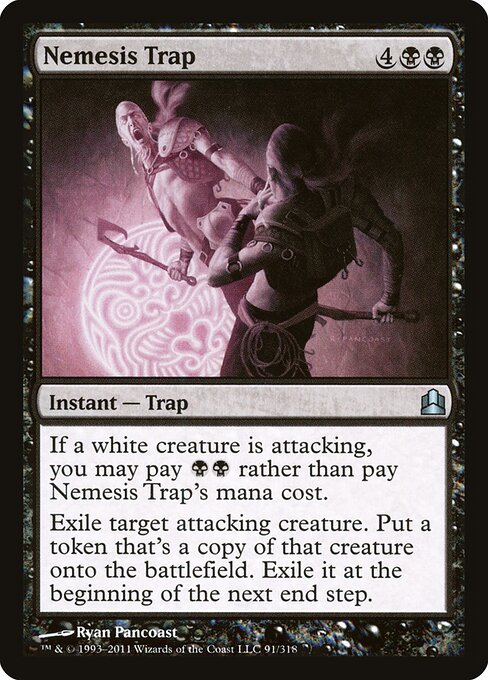 Nemesis Trap - Commander 2011 (#91) - Illustrated by Ryan Pancoast - Magic: The Gathering Card